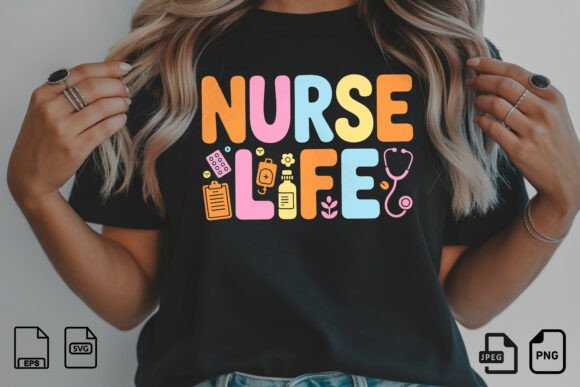 Colorful Nurse Life Medical Design
