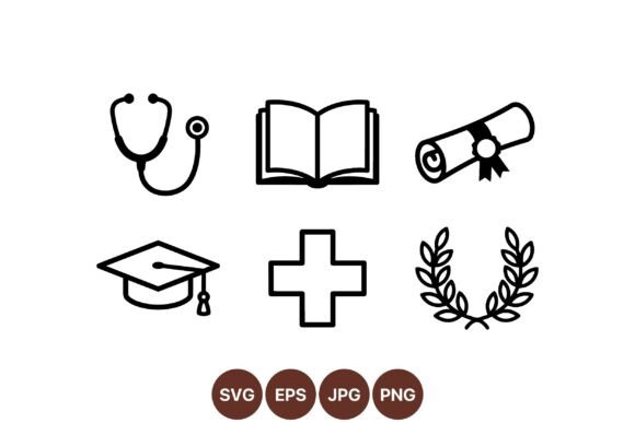 Education Medical Icon Clipart