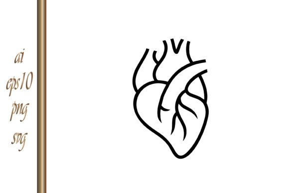 Outline Medical Heart Icon Medicine Man