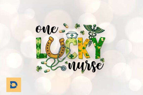 St. Patrick’s Day Nurse Lucky PNG